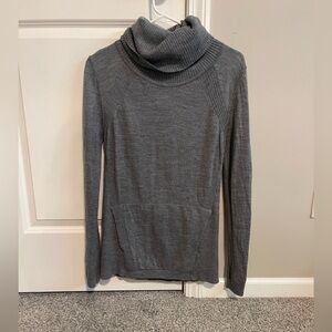 lululemon athletica Charcoal Cowl Neck Sweater